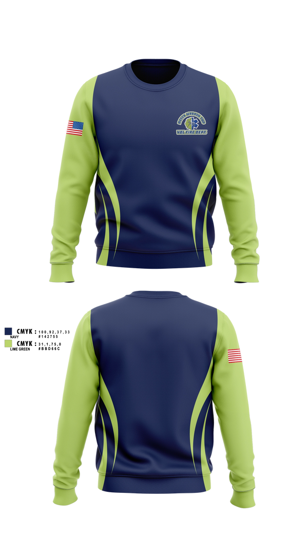 Crew Neck Sweatshirt, Mecc -Wabash Twp Fire Dept, Fire Department, Teamtime, Team time, sublimation, custom sports apparel, team uniforms, spirit wear, spiritwear, sports uniforms, custom shirts, team store, custom team store, fundraiser sports, apparel fundraiser