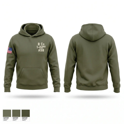 Hoodie, B Co 122ND ASB, Army, Teamtime, Team time, sublimation, custom sports apparel, team uniforms, spirit wear, spiritwear, sports uniforms, custom shirts, team store, custom team store, fundraiser sports, apparel fundraiser