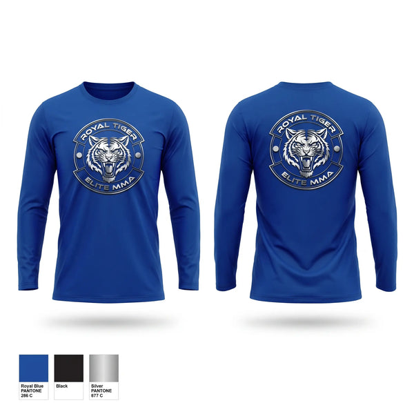 Long Sleeve Performance Shirt, Royal Tiger Elite MMA, , Teamtime, Team time, sublimation, custom sports apparel, team uniforms, spirit wear, spiritwear, sports uniforms, custom shirts, team store, custom team store, fundraiser sports, apparel fundraiser