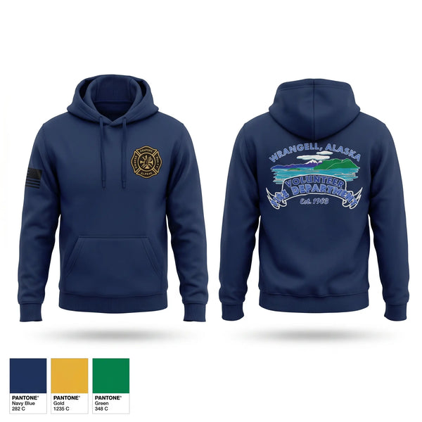 Hoodie, Wrangell Volunteer Fire Department, Fire Department, Teamtime, Team time, sublimation, custom sports apparel, team uniforms, spirit wear, spiritwear, sports uniforms, custom shirts, team store, custom team store, fundraiser sports, apparel fundraiser