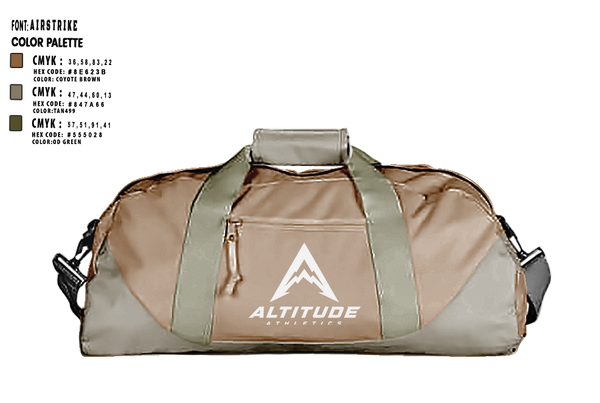 Duffle Bag, Altitude Athletics, Rugby, Teamtime, Team time, sublimation, custom sports apparel, team uniforms, spirit wear, spiritwear, sports uniforms, custom shirts, team store, custom team store, fundraiser sports, apparel fundraiser