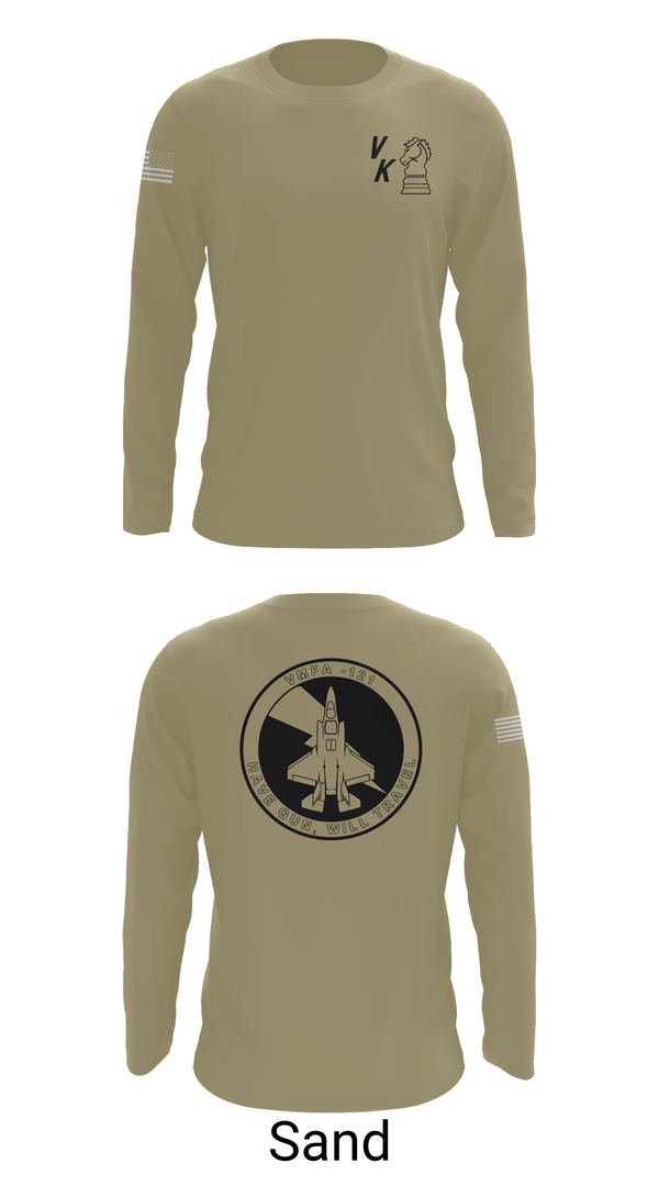 Long Sleeve Performance Shirt, VMFA-121, , Teamtime, Team time, sublimation, custom sports apparel, team uniforms, spirit wear, spiritwear, sports uniforms, custom shirts, team store, custom team store, fundraiser sports, apparel fundraiser