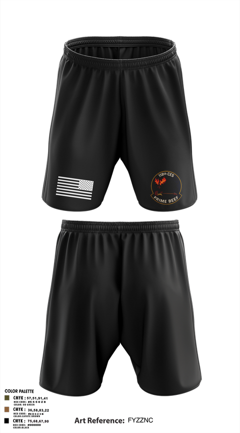 Athletic Shorts With Pockets, 118th CES, Air Force, Teamtime, Team time, sublimation, custom sports apparel, team uniforms, spirit wear, spiritwear, sports uniforms, custom shirts, team store, custom team store, fundraiser sports, apparel fundraiser