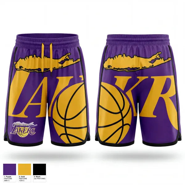 Mens Reversible Basketball Shorts, LI LAKERS, Women's Basketball, Teamtime, Team time, sublimation, custom sports apparel, team uniforms, spirit wear, spiritwear, sports uniforms, custom shirts, team store, custom team store, fundraiser sports, apparel fundraiser
