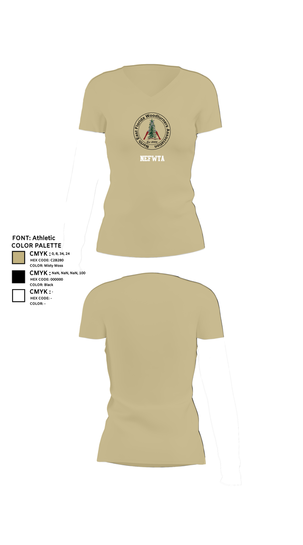 Womens Short Sleeve Vneck Shirt, NEFWTA, , Teamtime, Team time, sublimation, custom sports apparel, team uniforms, spirit wear, spiritwear, sports uniforms, custom shirts, team store, custom team store, fundraiser sports, apparel fundraiser