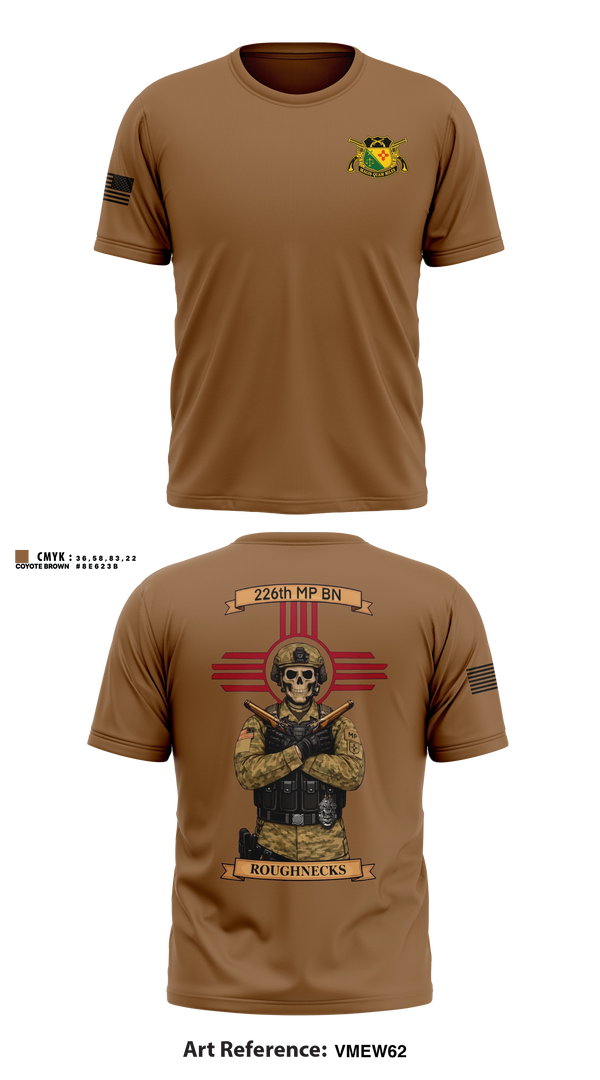 Short Sleeve Performance Shirt, HHD 226TH MP BN, Army, Teamtime, Team time, sublimation, custom sports apparel, team uniforms, spirit wear, spiritwear, sports uniforms, custom shirts, team store, custom team store, fundraiser sports, apparel fundraiser