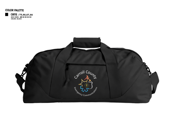 Duffle Bag, Carroll County Emergency Communications, Police, Teamtime, Team time, sublimation, custom sports apparel, team uniforms, spirit wear, spiritwear, sports uniforms, custom shirts, team store, custom team store, fundraiser sports, apparel fundraiser