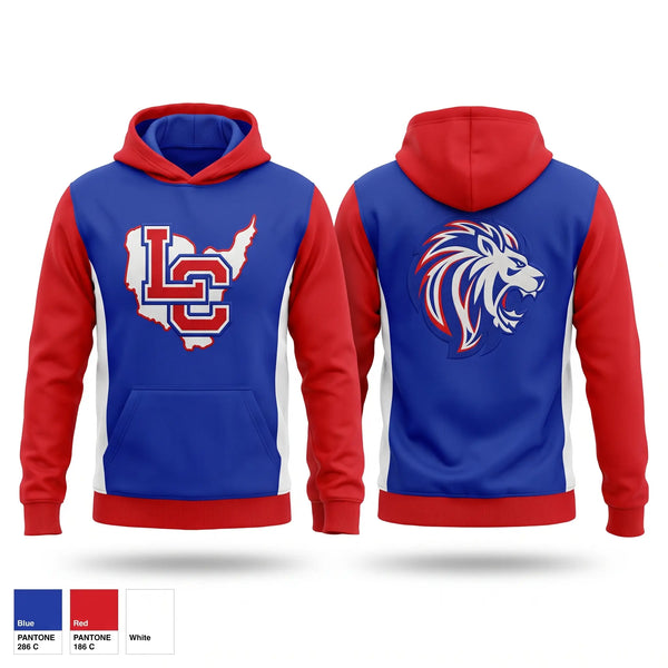 Hoodie, Lewis County Lions, , Teamtime, Team time, sublimation, custom sports apparel, team uniforms, spirit wear, spiritwear, sports uniforms, custom shirts, team store, custom team store, fundraiser sports, apparel fundraiser
