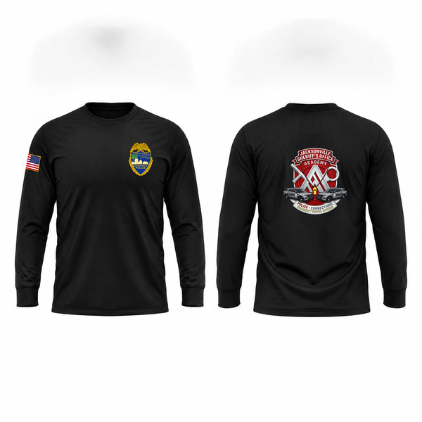 Long Sleeve Performance Shirt, Jax Academy, Police, Teamtime, Team time, sublimation, custom sports apparel, team uniforms, spirit wear, spiritwear, sports uniforms, custom shirts, team store, custom team store, fundraiser sports, apparel fundraiser