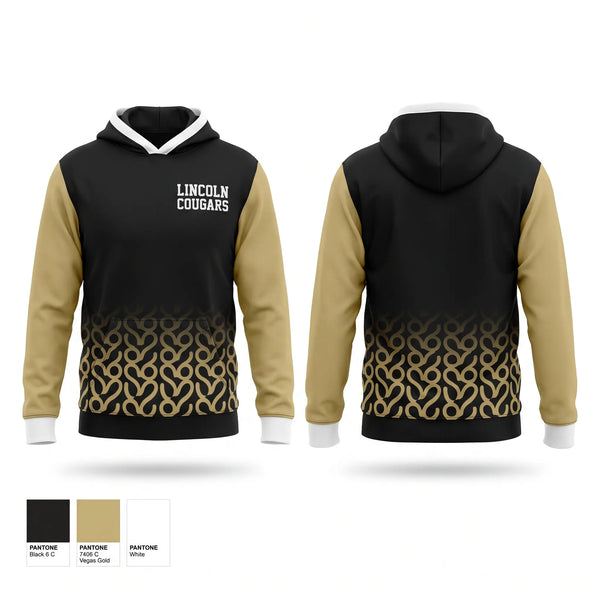 Hoodie, LINCOLN COUGARS, , Teamtime, Team time, sublimation, custom sports apparel, team uniforms, spirit wear, spiritwear, sports uniforms, custom shirts, team store, custom team store, fundraiser sports, apparel fundraiser