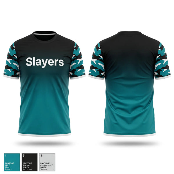 Short Sleeve Performance Shirt, Slayers, Softball, Teamtime, Team time, sublimation, custom sports apparel, team uniforms, spirit wear, spiritwear, sports uniforms, custom shirts, team store, custom team store, fundraiser sports, apparel fundraiser
