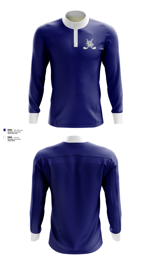 Quarter Zip Jacket, Rockland High School Golf, Golf, Teamtime, Team time, sublimation, custom sports apparel, team uniforms, spirit wear, spiritwear, sports uniforms, custom shirts, team store, custom team store, fundraiser sports, apparel fundraiser