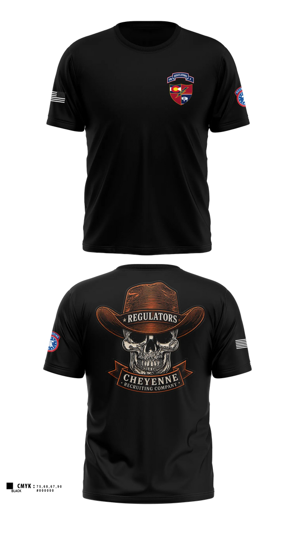 Short Sleeve Performance Shirt, Cheyenne US Army Recruiting Company, Army, Teamtime, Team time, sublimation, custom sports apparel, team uniforms, spirit wear, spiritwear, sports uniforms, custom shirts, team store, custom team store, fundraiser sports, apparel fundraiser