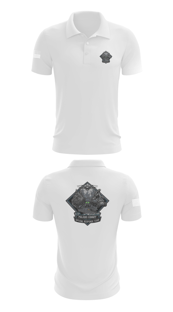 Short Sleeve Performance Polo, Pulaski County SRT, Fire Department, Teamtime, Team time, sublimation, custom sports apparel, team uniforms, spirit wear, spiritwear, sports uniforms, custom shirts, team store, custom team store, fundraiser sports, apparel fundraiser