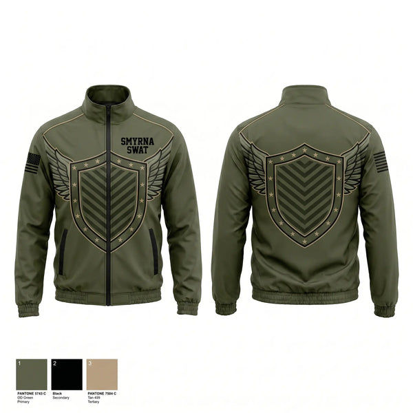 Windbreaker, Smyrna SWAT, Police, Teamtime, Team time, sublimation, custom sports apparel, team uniforms, spirit wear, spiritwear, sports uniforms, custom shirts, team store, custom team store, fundraiser sports, apparel fundraiser