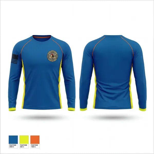 Long Sleeve Performance Shirt, Cochise County Search and Rescue, EMS/EMT, Teamtime, Team time, sublimation, custom sports apparel, team uniforms, spirit wear, spiritwear, sports uniforms, custom shirts, team store, custom team store, fundraiser sports, apparel fundraiser