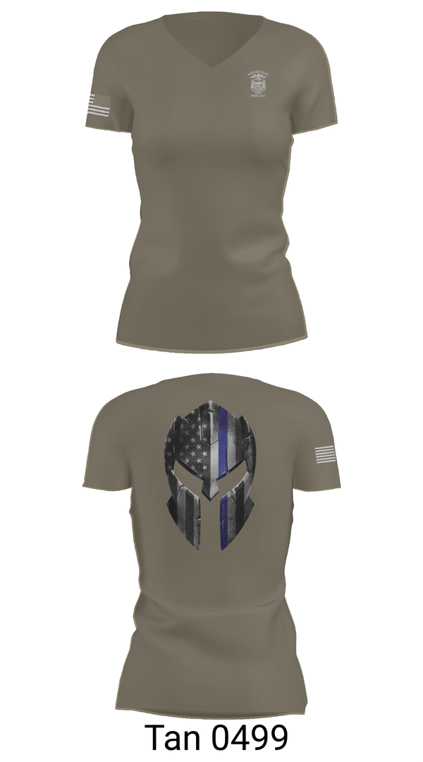 Womens Short Sleeve Vneck Shirt, Hartford Police, Police, Teamtime, Team time, sublimation, custom sports apparel, team uniforms, spirit wear, spiritwear, sports uniforms, custom shirts, team store, custom team store, fundraiser sports, apparel fundraiser