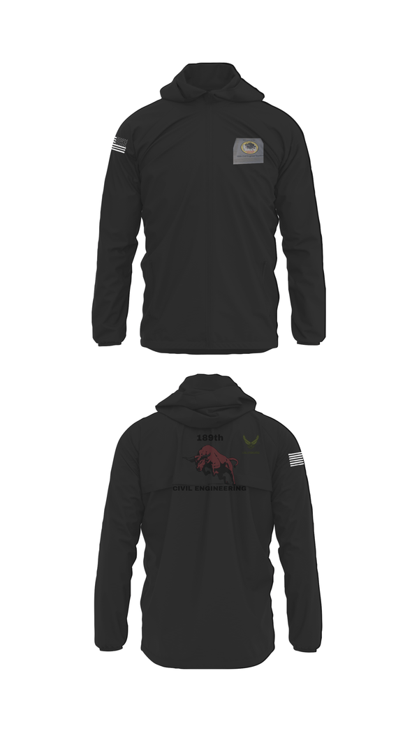 Windbreaker, 189th Civil Engineering, Air Force, Teamtime, Team time, sublimation, custom sports apparel, team uniforms, spirit wear, spiritwear, sports uniforms, custom shirts, team store, custom team store, fundraiser sports, apparel fundraiser