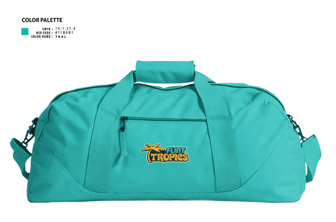 Duffle Bag, Flint Tropics, , Teamtime, Team time, sublimation, custom sports apparel, team uniforms, spirit wear, spiritwear, sports uniforms, custom shirts, team store, custom team store, fundraiser sports, apparel fundraiser