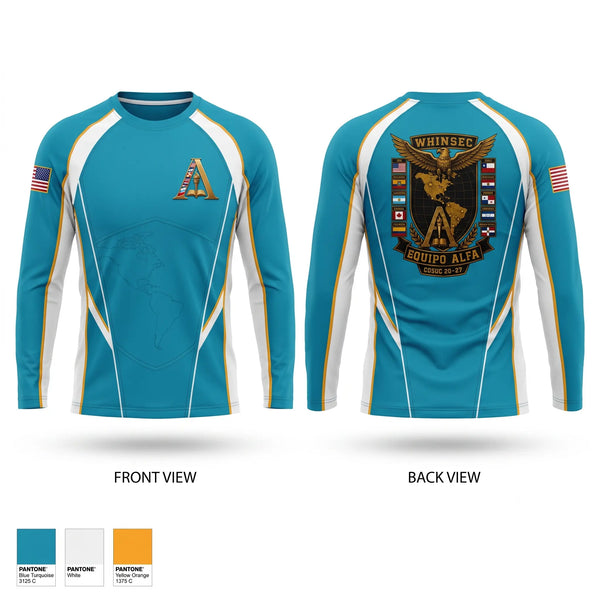 Long Sleeve Performance Shirt, FAH BASE HAM, Air Force, Teamtime, Team time, sublimation, custom sports apparel, team uniforms, spirit wear, spiritwear, sports uniforms, custom shirts, team store, custom team store, fundraiser sports, apparel fundraiser