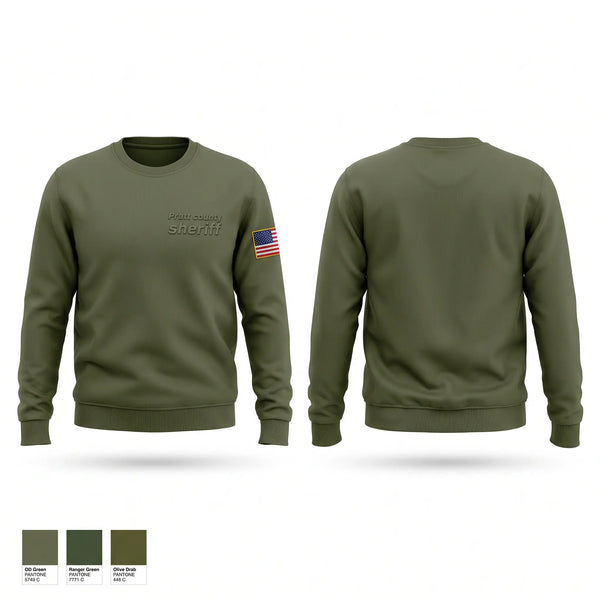 Crew Neck Sweatshirt, Pratt county sheriff, Police, Teamtime, Team time, sublimation, custom sports apparel, team uniforms, spirit wear, spiritwear, sports uniforms, custom shirts, team store, custom team store, fundraiser sports, apparel fundraiser