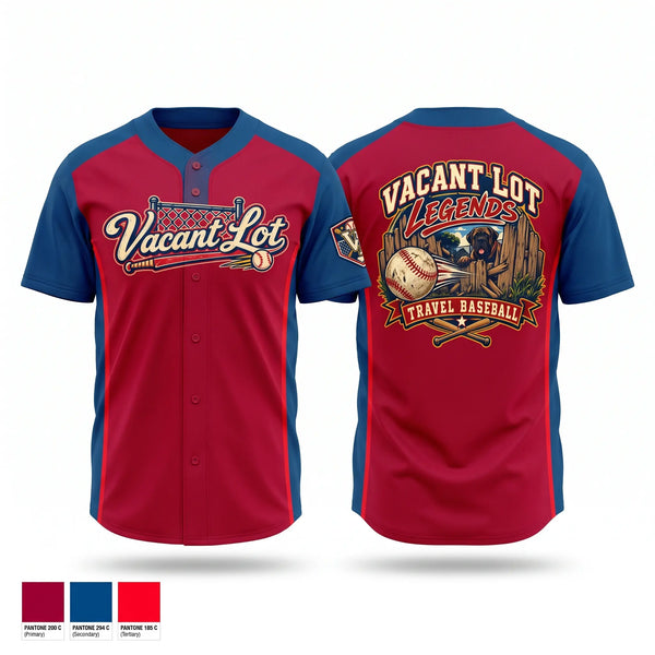 Full Button Baseball Jersey, TeamTime - Sports Demo, Baseball, Teamtime, Team time, sublimation, custom sports apparel, team uniforms, spirit wear, spiritwear, sports uniforms, custom shirts, team store, custom team store, fundraiser sports, apparel fundraiser