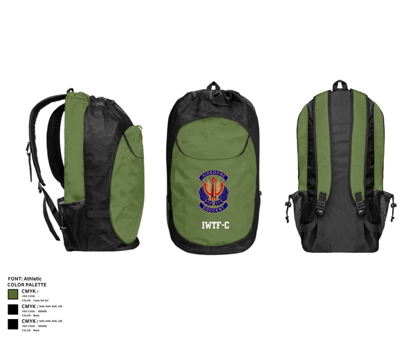 Gear Bag, IWTF-C, Air Force, Teamtime, Team time, sublimation, custom sports apparel, team uniforms, spirit wear, spiritwear, sports uniforms, custom shirts, team store, custom team store, fundraiser sports, apparel fundraiser