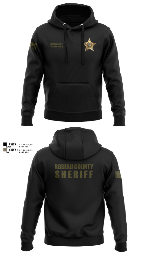 Hoodie, Roseau County Sheriff’s Office, Police, Teamtime, Team time, sublimation, custom sports apparel, team uniforms, spirit wear, spiritwear, sports uniforms, custom shirts, team store, custom team store, fundraiser sports, apparel fundraiser
