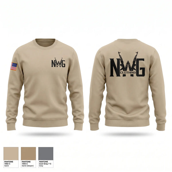 Crew Neck Sweatshirt, 4th brigade, Army, Teamtime, Team time, sublimation, custom sports apparel, team uniforms, spirit wear, spiritwear, sports uniforms, custom shirts, team store, custom team store, fundraiser sports, apparel fundraiser