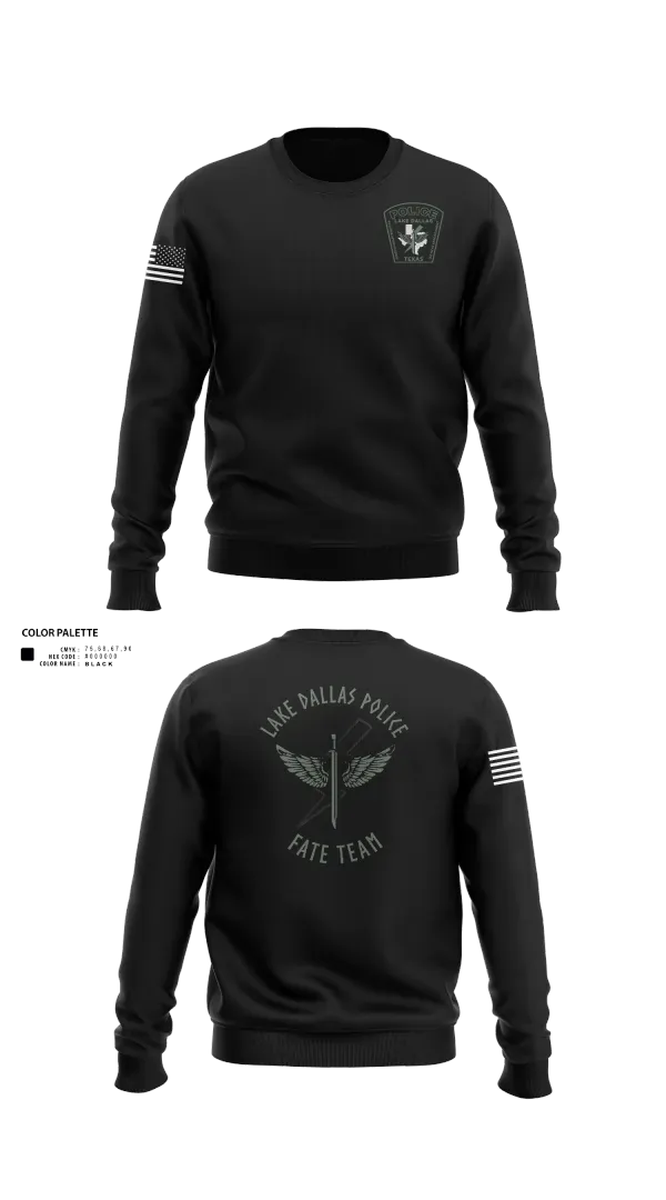 Crew Neck Sweatshirt, Fugitive Apprehension and Tactical Enforcement, Police, Teamtime, Team time, sublimation, custom sports apparel, team uniforms, spirit wear, spiritwear, sports uniforms, custom shirts, team store, custom team store, fundraiser sports, apparel fundraiser