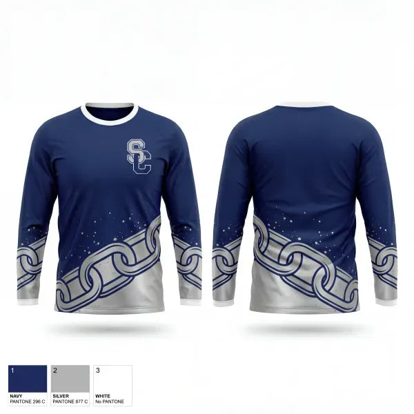 Long Sleeve Performance Shirt, Falcons, Men's Basketball, Teamtime, Team time, sublimation, custom sports apparel, team uniforms, spirit wear, spiritwear, sports uniforms, custom shirts, team store, custom team store, fundraiser sports, apparel fundraiser
