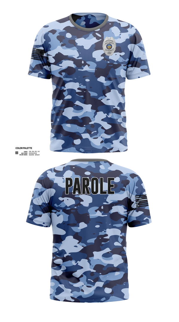Short Sleeve Performance Shirt, Adult Parole Authority, Police, Teamtime, Team time, sublimation, custom sports apparel, team uniforms, spirit wear, spiritwear, sports uniforms, custom shirts, team store, custom team store, fundraiser sports, apparel fundraiser