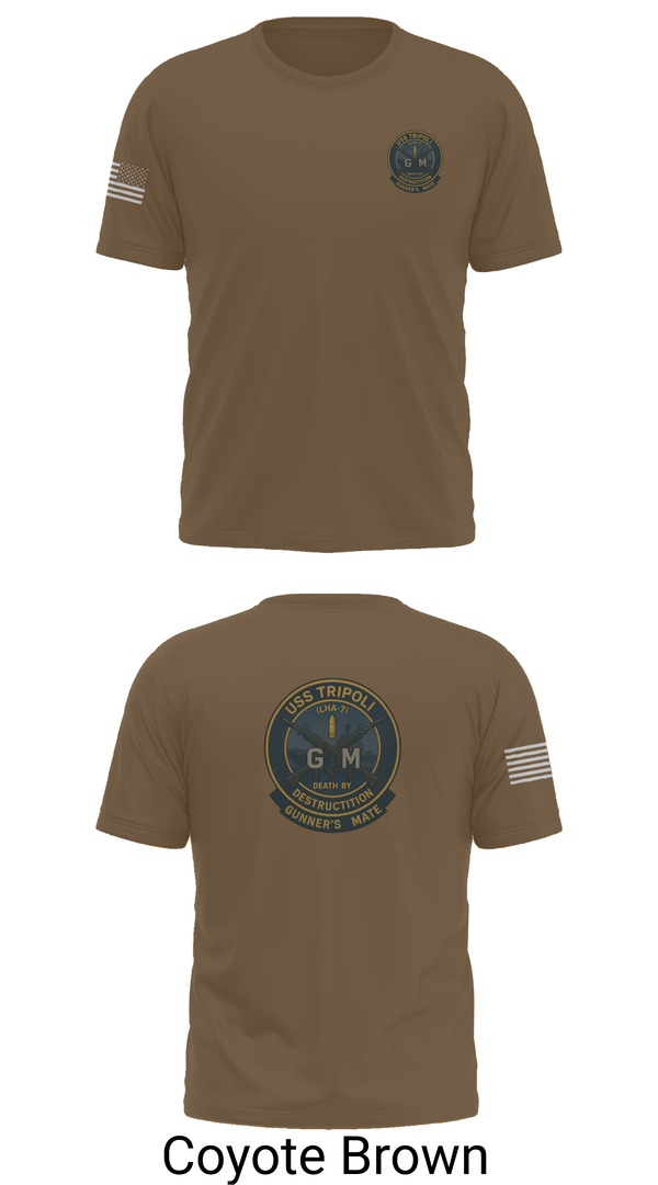 Short Sleeve Performance Shirt, USS TRIPOLI, , Teamtime, Team time, sublimation, custom sports apparel, team uniforms, spirit wear, spiritwear, sports uniforms, custom shirts, team store, custom team store, fundraiser sports, apparel fundraiser