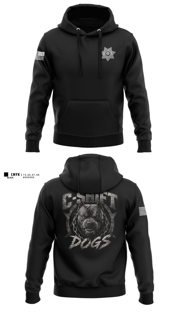 Hoodie, Orleans County Corrections, Police, Teamtime, Team time, sublimation, custom sports apparel, team uniforms, spirit wear, spiritwear, sports uniforms, custom shirts, team store, custom team store, fundraiser sports, apparel fundraiser