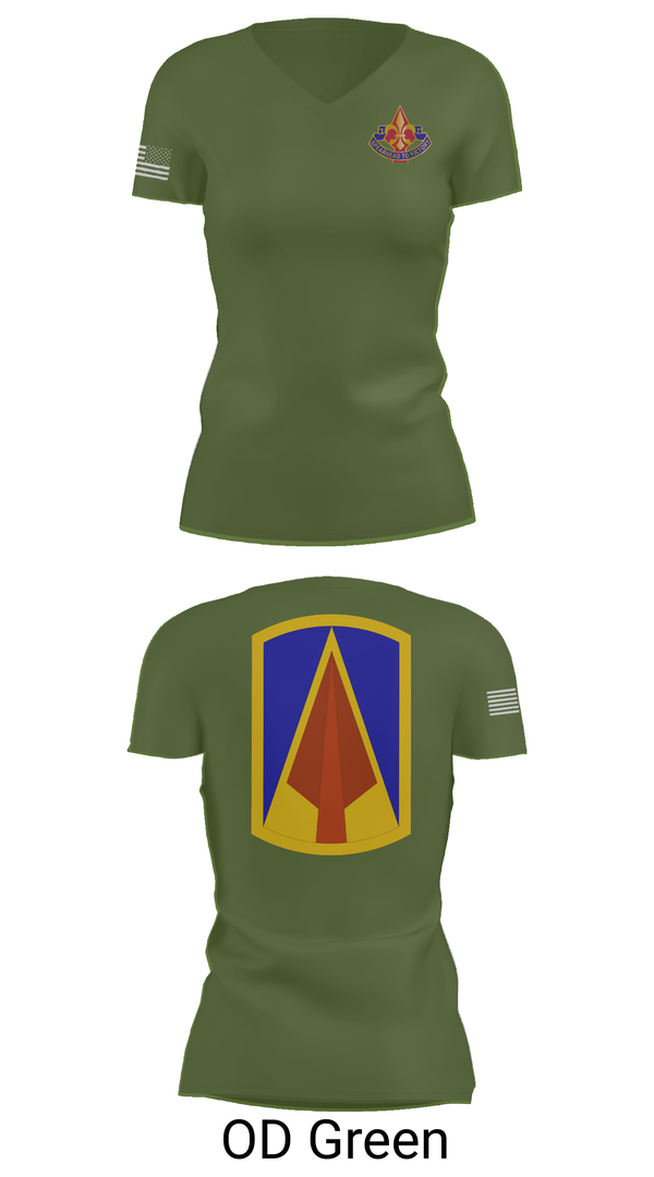 Womens Short Sleeve Vneck Shirt, 177th AR BDE, , Teamtime, Team time, sublimation, custom sports apparel, team uniforms, spirit wear, spiritwear, sports uniforms, custom shirts, team store, custom team store, fundraiser sports, apparel fundraiser