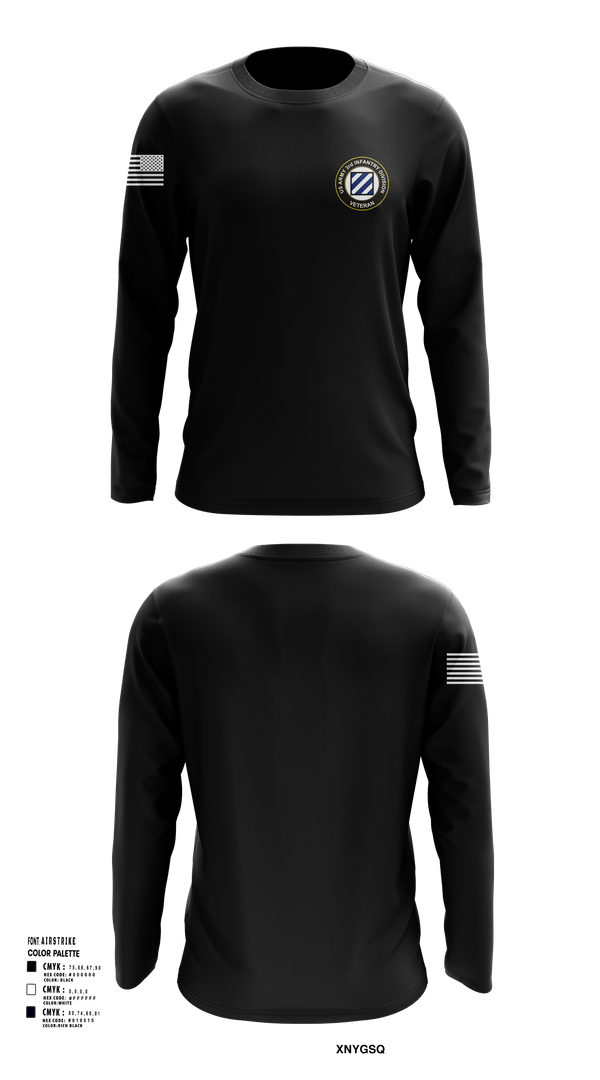 Long Sleeve Performance Shirt, 3rd Infantry Division, , Teamtime, Team time, sublimation, custom sports apparel, team uniforms, spirit wear, spiritwear, sports uniforms, custom shirts, team store, custom team store, fundraiser sports, apparel fundraiser