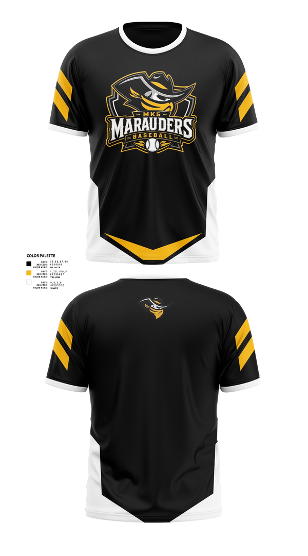 Short Sleeve Performance Shirt, MK5 Marauders, Baseball, Teamtime, Team time, sublimation, custom sports apparel, team uniforms, spirit wear, spiritwear, sports uniforms, custom shirts, team store, custom team store, fundraiser sports, apparel fundraiser