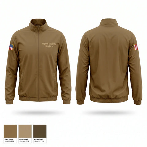 Windbreaker, 1/109th Infantry Mortars, National Guard, Teamtime, Team time, sublimation, custom sports apparel, team uniforms, spirit wear, spiritwear, sports uniforms, custom shirts, team store, custom team store, fundraiser sports, apparel fundraiser