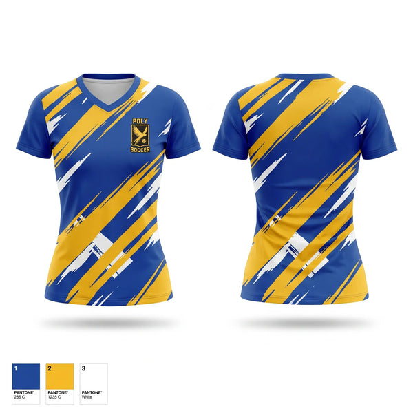 Womens Soccer Jersey, Poly High School, Women's Soccer, Teamtime, Team time, sublimation, custom sports apparel, team uniforms, spirit wear, spiritwear, sports uniforms, custom shirts, team store, custom team store, fundraiser sports, apparel fundraiser