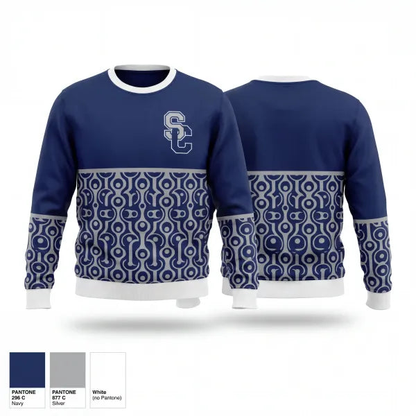 Crew Neck Sweatshirt, Falcons, Men's Basketball, Teamtime, Team time, sublimation, custom sports apparel, team uniforms, spirit wear, spiritwear, sports uniforms, custom shirts, team store, custom team store, fundraiser sports, apparel fundraiser