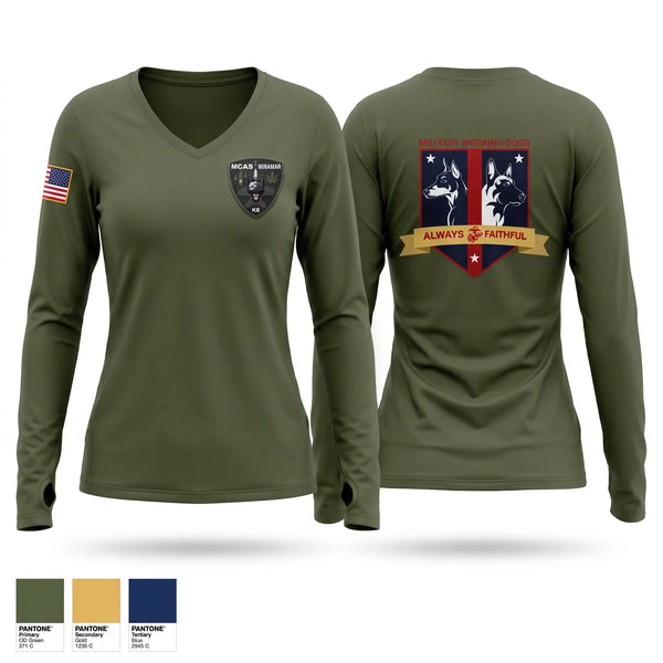 Old School Cotton Feel Shirt, MCAS Miramar Military Working Dog Section, Marines, Teamtime, Team time, sublimation, custom sports apparel, team uniforms, spirit wear, spiritwear, sports uniforms, custom shirts, team store, custom team store, fundraiser sports, apparel fundraiser