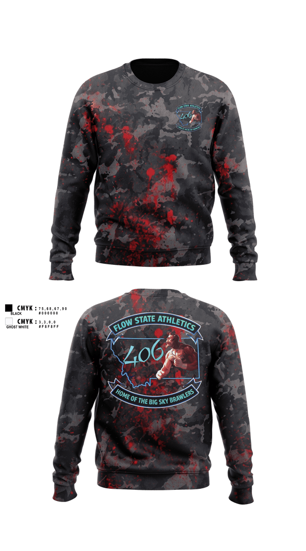 Crew Neck Sweatshirt, Flow State Athletics, , Teamtime, Team time, sublimation, custom sports apparel, team uniforms, spirit wear, spiritwear, sports uniforms, custom shirts, team store, custom team store, fundraiser sports, apparel fundraiser