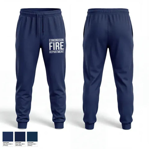 Sweatpants, Edmondson Fire Department, Fire Department, Teamtime, Team time, sublimation, custom sports apparel, team uniforms, spirit wear, spiritwear, sports uniforms, custom shirts, team store, custom team store, fundraiser sports, apparel fundraiser
