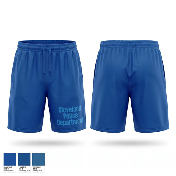 Athletic Shorts With Pockets, Cleveland Police Department, Police, Teamtime, Team time, sublimation, custom sports apparel, team uniforms, spirit wear, spiritwear, sports uniforms, custom shirts, team store, custom team store, fundraiser sports, apparel fundraiser