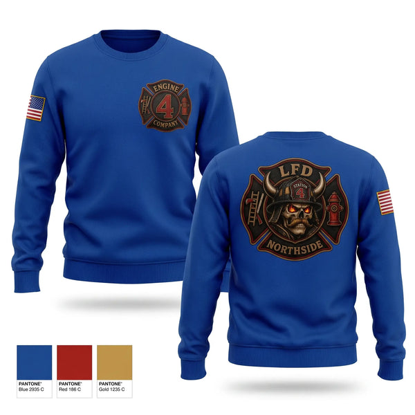 Crew Neck Sweatshirt, Scott Fire/Rescue, Fire Department, Teamtime, Team time, sublimation, custom sports apparel, team uniforms, spirit wear, spiritwear, sports uniforms, custom shirts, team store, custom team store, fundraiser sports, apparel fundraiser