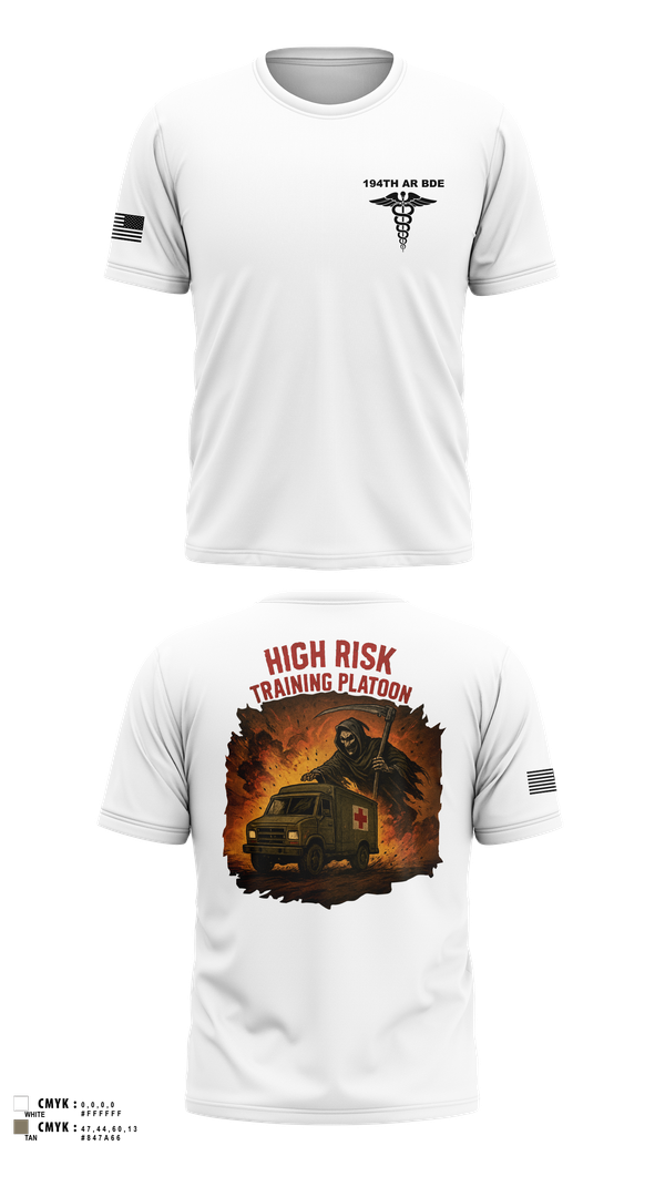 Short Sleeve Performance Shirt, 194th AR BDE HRT Medics, Army, Teamtime, Team time, sublimation, custom sports apparel, team uniforms, spirit wear, spiritwear, sports uniforms, custom shirts, team store, custom team store, fundraiser sports, apparel fundraiser