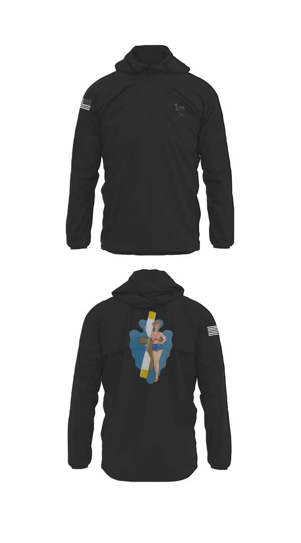 Windbreaker, B Co 1/114th Maintenance, Army, Teamtime, Team time, sublimation, custom sports apparel, team uniforms, spirit wear, spiritwear, sports uniforms, custom shirts, team store, custom team store, fundraiser sports, apparel fundraiser