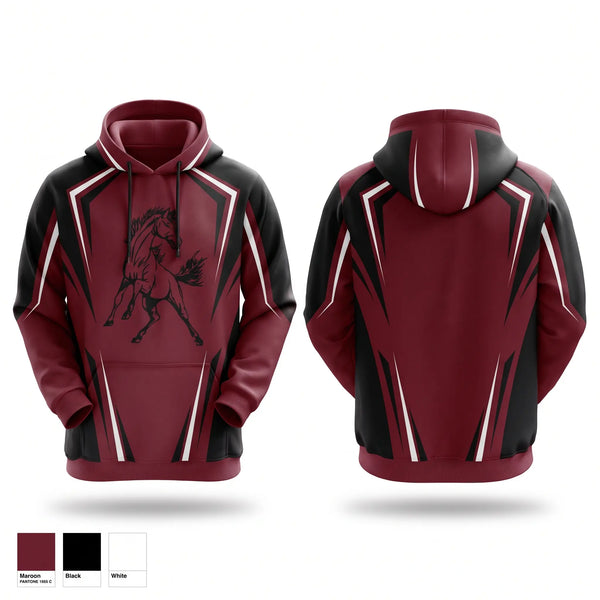 Hoodie, Mustangs, Women's Basketball, Teamtime, Team time, sublimation, custom sports apparel, team uniforms, spirit wear, spiritwear, sports uniforms, custom shirts, team store, custom team store, fundraiser sports, apparel fundraiser