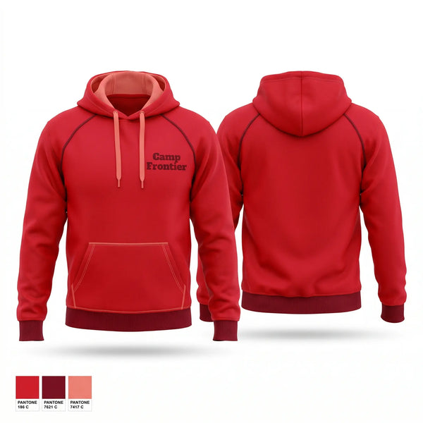 Hoodie, Camp Frontier, Swimming, Teamtime, Team time, sublimation, custom sports apparel, team uniforms, spirit wear, spiritwear, sports uniforms, custom shirts, team store, custom team store, fundraiser sports, apparel fundraiser