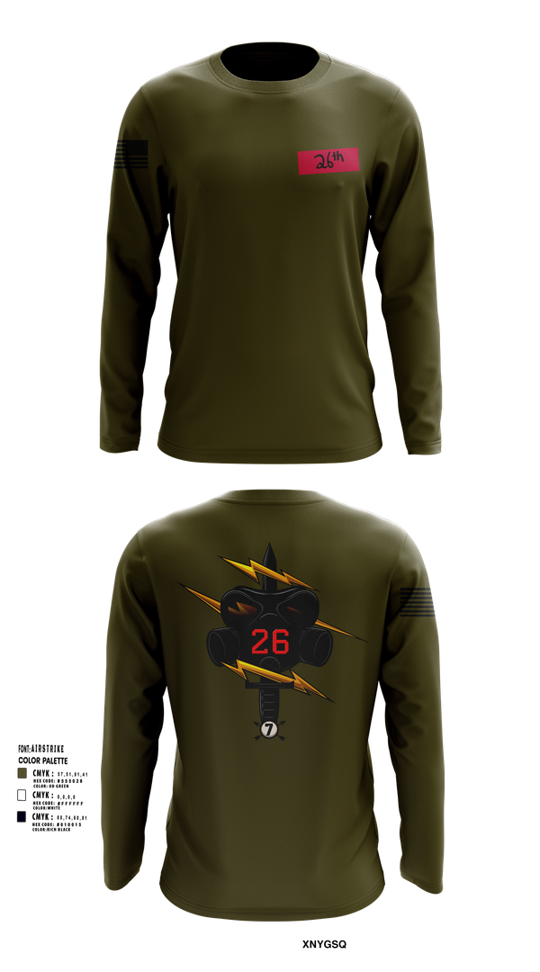 Long Sleeve Performance Shirt, 26th CM Co, , Teamtime, Team time, sublimation, custom sports apparel, team uniforms, spirit wear, spiritwear, sports uniforms, custom shirts, team store, custom team store, fundraiser sports, apparel fundraiser